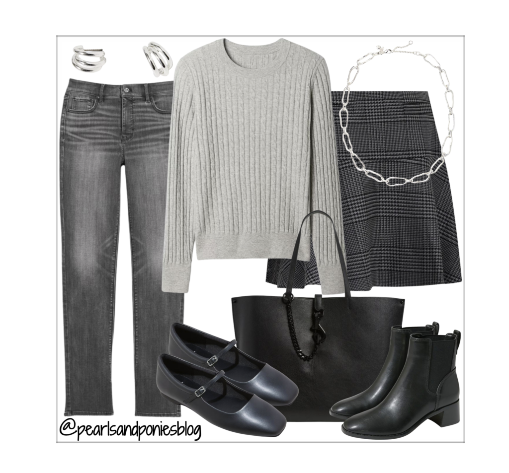 Grey and Black Fall Outfit